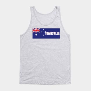 Townsville City in Australian Flag Tank Top